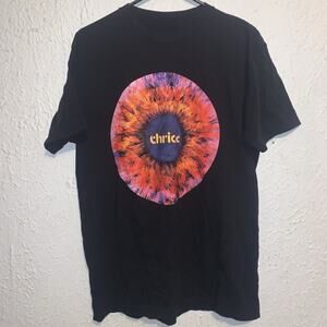 Thrice Horizons/East Emo Rock Music Psychedelic Tour Merch Band Shirt L